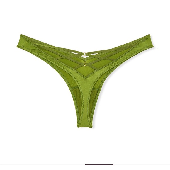 Victoria’s Secret NWT Very Sexy Smooth Strappy-Back High-Leg Thong | Size M - Picture 4 of 5